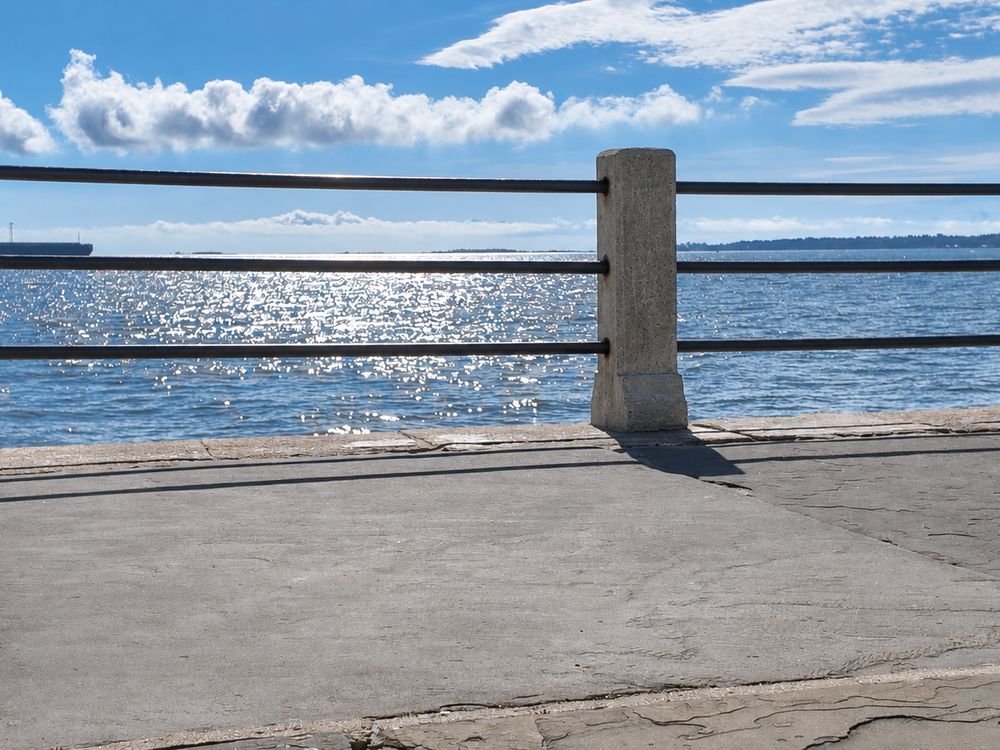 Waterfront railing on the Charleston Battery - photo by Irina Bordyn
